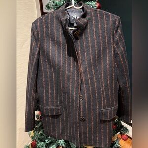 ZARA ZW COLLECTION LIMITED EDITION WOOL BLEND BLAZER